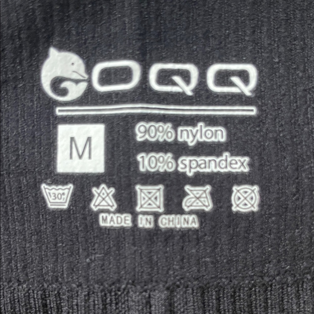 OQQ 3 Women's Ribbed Cropped Tank Tops - Black, Blue, Cream - Picture 6 of 6